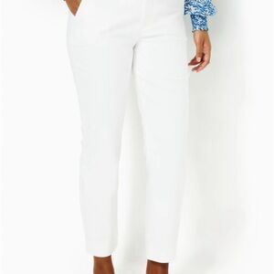Lilly Pulitzer white crop pants size 4